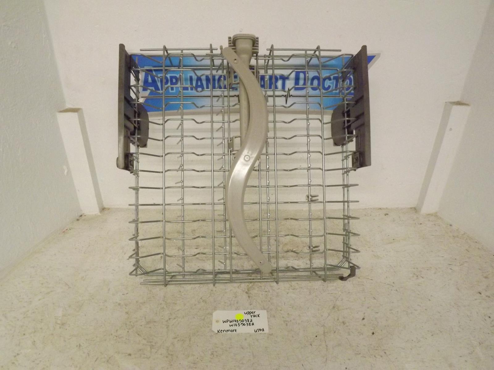 Kenmore Dishwasher WPW10350382 W10350382 Upper Rack Used Kenmore Dishwasher WPW10350382 W10350382 Upper Rack Used